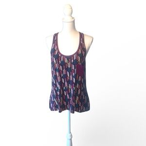 Jasmine & Ginger Racerback Tank Top, Sz L